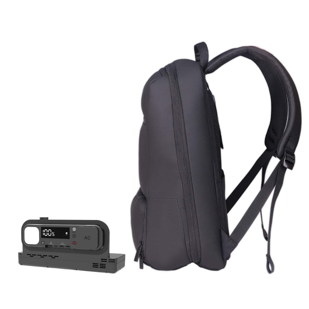SmartCharge 20L Business-Rucksack: Integrierte 96-Wh-Powerbank, USB-C/A-Schnellladefunktion und wasserdichte Technologie