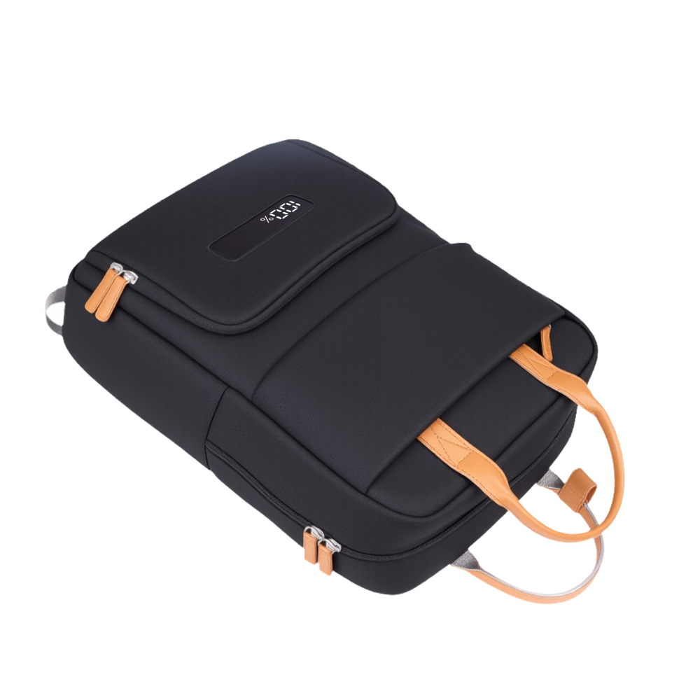 SmartCharge 15L Business-Rucksack: Integrierte 96-Wh-Powerbank, USB-C/A-Schnellladefunktion und wasserdichte Technologie