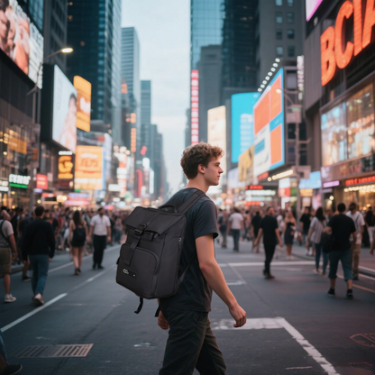 SmartCharge 15L Business-Rucksack: Integrierte 96-Wh-Powerbank, USB-C/A-Schnellladefunktion und wasserdichte Technologie