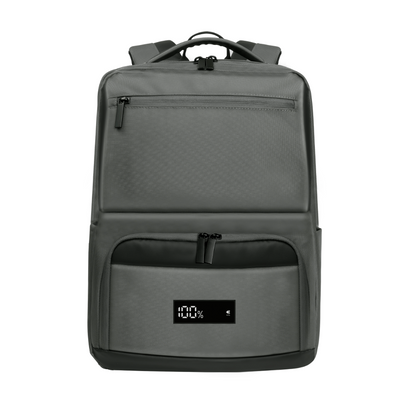 Ecopower Bag 15L Urban Casual Rucksack: Integrierte 93Wh Powerbank, USB-C/A Schnellladefunktion und wasserdichte Technologie