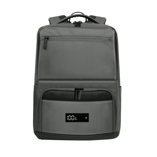 Ecopower Bag 15L Urban Casual Rucksack: Integrierte 93Wh Powerbank, USB-C/A Schnellladefunktion und wasserdichte Technologie