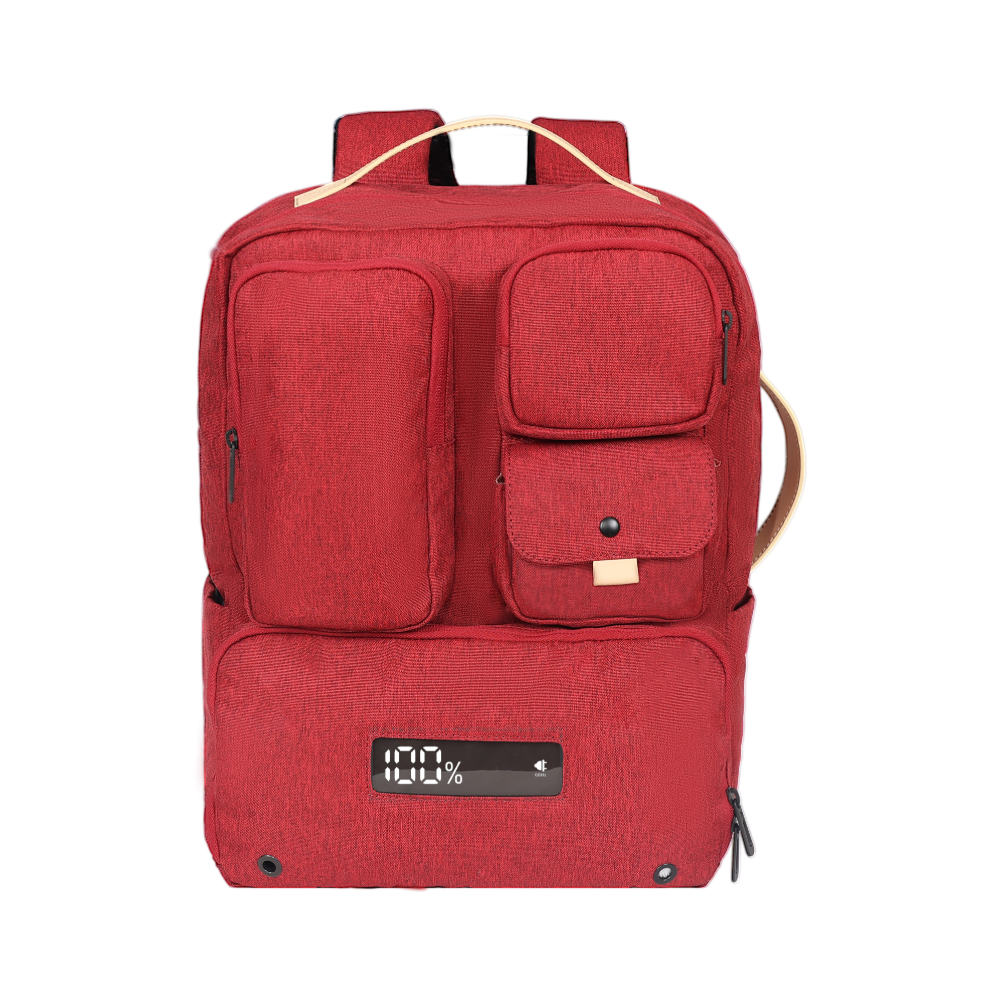 SmartCharge 15L Business-Rucksack: Integrierte 96-Wh-Powerbank, USB-C/A-Schnellladefunktion und wasserdichte Technologie