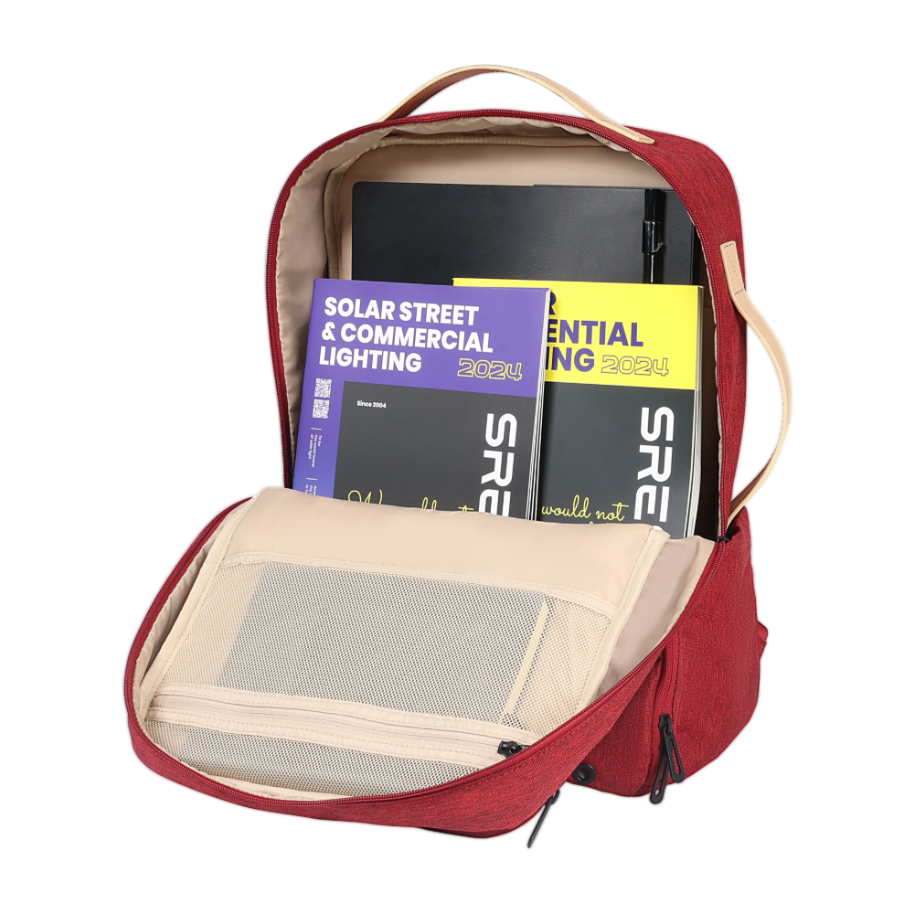 SmartCharge 15L Business-Rucksack: Integrierte 96-Wh-Powerbank, USB-C/A-Schnellladefunktion und wasserdichte Technologie