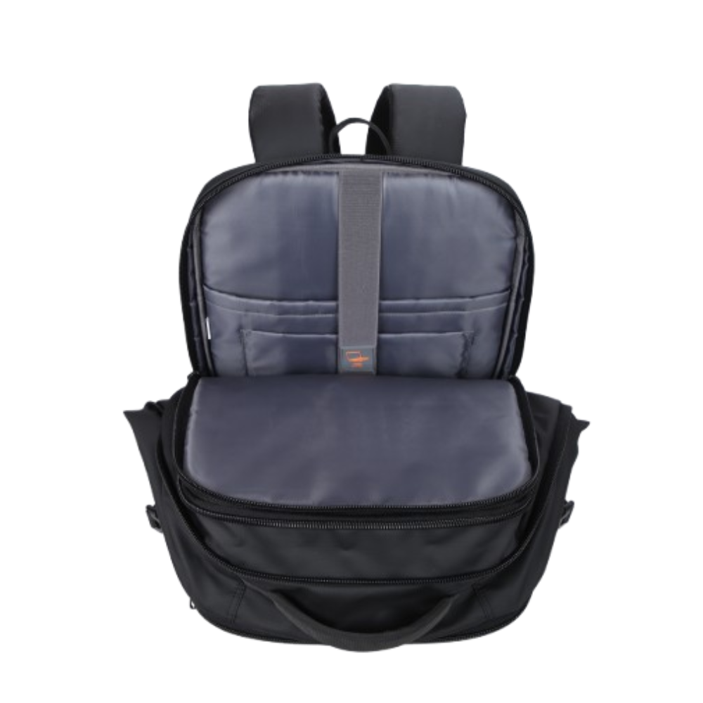 SmartCharge 20L Business-Rucksack: Integrierte 96-Wh-Powerbank, USB-C/A-Schnellladefunktion und wasserdichte Technologie