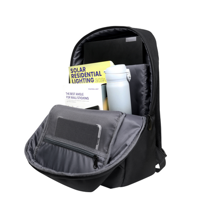 Ecopower Bag 22L Business-Rucksack: Integrierte 93Wh Powerbank, USB-C/A Schnellladefunktion und wasserdichte Technologie