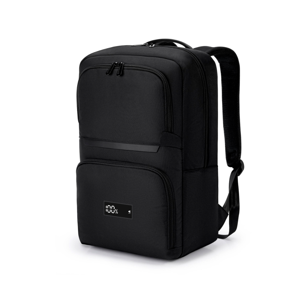 Ecopower Bag 22L Business-Rucksack: Integrierte 93Wh Powerbank, USB-C/A Schnellladefunktion und wasserdichte Technologie