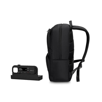 Ecopower Bag 22L Business-Rucksack: Integrierte 93Wh Powerbank, USB-C/A Schnellladefunktion und wasserdichte Technologie